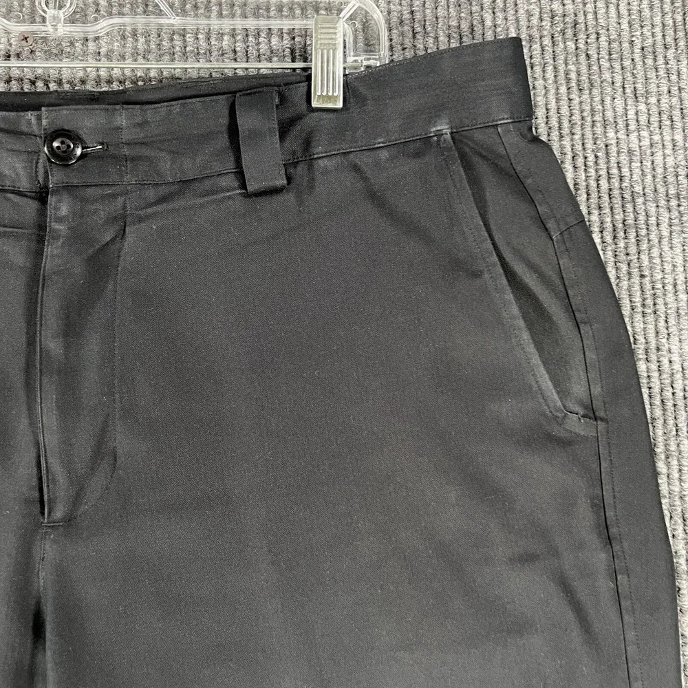 Under Armour Pants Performance Mens Size 36/30 Black Chino Golf Lightweight
